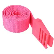 (Pink)150CM Diving Weights Belt Nylon Webbing Waist Belt W/ Plastic Buckle ZK
