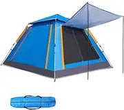 cho Pop up Tent for Camping for 4 Person Tent Large Beach Tent Portable Family Camping Light Weight Tent for Backpacking Hiking Traveling with Sun Shade