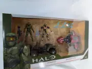 Halo action figure and vehicle set mongoose and banished ghost Toy