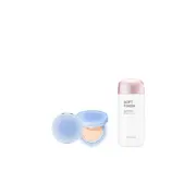 MISSHA - All-Around Safe Block Soft Finish Sun Milk SPF50+ PA+++ - 70ml X Romand - Bare Water Cushion - 20g - 17 Porcelain