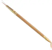 DEARMAMY 1Pcs Double Ended Eyeliner Brush Makeup Tool with Soft Synthetic Bristles for Precise Application Versatile Use for Creating Thin Lines Dramatic Cat Eyes
