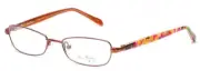 Vera Bradley KIDS Miranda Girls EyeGlasses in English Rose Brown Red Green 48 mm
