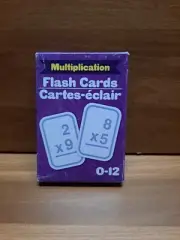 Multiplication Flash Cards Open Box