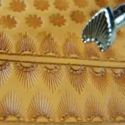 Steel Craft Japan - #N301 6-Seed Sunburst Border Stamp (Leather Stamping Tool)