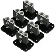 6pcs for Anderson Plug Flush Mount 50Amp Mounting Bracket Panel Cover for Caravan