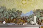 3D Olive Grove Wallpaper Wall Mural Removable Self-adhesive 90