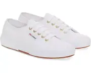 Superga Cotu Classic White Canvas Sneaker Z1791 Women's Size EU 40 US 9 M