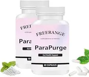 ParaPurge Gut Cleanse - FreeRange Formula for Gut and Colon Support, Non-GMO Digestive Cleanse for Women & Men, 60 Capsules (2)