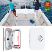 270x375mm Deck Access Hatch & Lid Marine Boat RV Caravan ABS Hatch White