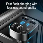 Wireless Bluetooth Car Kit FM Transmitter Radio Handsfree Player/USB BEST N6F0