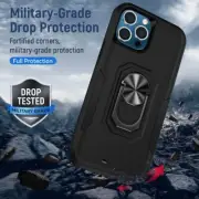 Heavy Duty Armor Ring Stand Grip Hybrid Trailblazer Case Apple iPhone 13 Pro Max