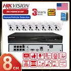 Hikvision 8CH 8POE NVR 5MP IP Camera Home Security Outdoor CCTV System Kit Lot