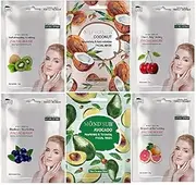 [MOND'SUB] Unisex Brightening Fruit Mask sheet Combo (Pack of 6)