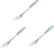 ABOOFAN 3pcs Home Kitchen Essential Stainless Steel Forks Meat Carving Forks for Dishes Like Potatoes Meats