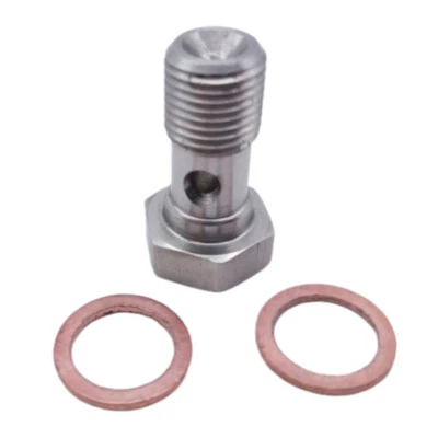 New SS 304 Turbo Oil Feed Kit M10x1.5 w/1.5mm restrictor For SUBARU IHI STI 1pcs