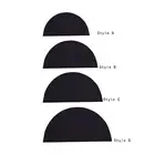 Fireproof Fireplace Mat Fire Retardant Hearth Pad Fireproof Rug AntiSlip Black