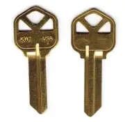 KABA ILCO Kwikset KW1 Brass Key Blank X2