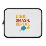 Dink Smash Repeat Laptop Sleeve | Funny Gift for Pickleball Lovers, Tech [...]