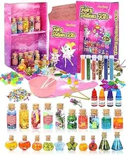 Magic Potions Craft Kit for Kids with 20-Piece Potion Bottles – Creative Fairy Potion-Making Set – for Christmas, Birthdays, and Imaginative Play for Girls and Boys Ages 6-10