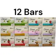 2 Of Each Dove Soap Bar Argan Shea Butter Cucumber Blue Fig Coconut Pomegranate