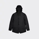 RAINS JACKET W3_01 BLACK經典基本款防水外套/ 黑 ESLITE誠品