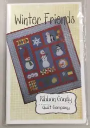 Ribbon Candy Quilt Company Winter Friends Quilt Pattern New