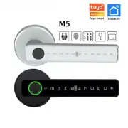 New Tuya Fingerprint Door Lock Digital Electronic Lock with Password Key IC Card