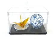 Necklace Case Display Ring Box wth Saucer and Handmade Craftball by Me nebl-b19b