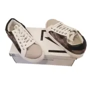 LFL by Lust for Life Sneakers Size 8 Camo Lace Fabric Suede Leather Womens