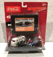 Johnny Lightning 2003 Billboards 2 Car Coca Cola Set 1966 VW Samba Bus & 2001 PT