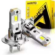 2x AUXITO H7 LED Headlight Bulb Conversion Kit High or Low Beam 6500K 80W Bright (for: BMW)
