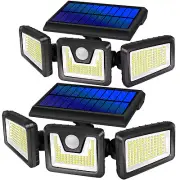 Solar Security Lights Outdoor 1100LM 300 LED Motion Sensor IP65 Waterproof
