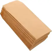 NAMOARLY 100Pcs Kraft Envelopes for Seeds Coins and Trinkets Storage Self Adhesive for Organizing Items for Home Gardeners and Collectors