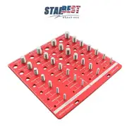14 Metric and 14 Standard Size 28 Bolt and Nut Identifier Gauges Thread Checker