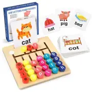 Wooden Labyrinth Letters Learning Board Games Scrabble Letters Educational Games Montessori Toy Educational Wooden Letter for Children