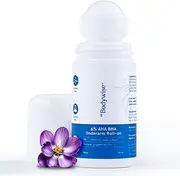 Be Bodywise 6% AHA BHA Underarm Roll On Deodorant | Flora Fragrance | With 1% Mandelic Acid, 4% Lactic Acid,1% Salicylic acid & Kojic Acid | Prevents Body Odour, Fades Pigmentation, Kills Bacteria |