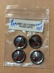 AMT 63 FORD TRUCK CUSTOM HUBCAPS NEW! 1/25 #999