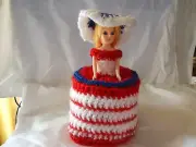 Vintage Doll with Crochet Outfit