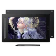 1×Digital XPPen Artist 16 2nd Drawing Pen Display Battery-Free Art Tablet Black