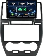SXAUTO ¦ 8G+256G ¦ Android 12 IPS Car Stereo For Land Rover Freelander 2 (2007-2012) - Wireless CarPlay/Android Auto - LED Camera + MIC - 9 Inch 2 Din -DAB Steering Wheel Fast-boot 360-CAM
