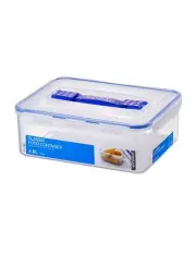 [Lock 'n' Lock] Rectangular Tall With Handle 4.8L in Clear