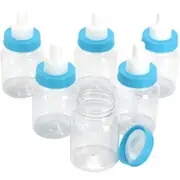 Blue Fillable Baby Bottles (Pack of 6)