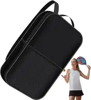Pickleball Paddle Backpack, Pickleball Storage Bag, Large Capacity Sports Bag, Spacious Storage, Breathable Mesh Back Panel, 43x21x2cm, Blue, Pink, Black, for, Pickleball and Tennis Paddle
