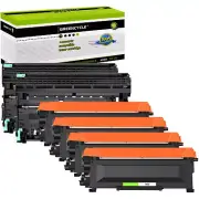 4xTN450 Toner Cartridge & 2x DR420 Drum For Brother MFC-7860DW 7360N HL-2270DW