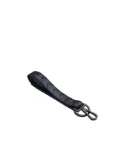 Intrecciato key chain One size Black