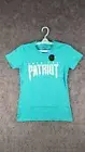 Howitzer Women Sz S Patriot Bold T-Shirt Light Blue NWT Small Military Grunt