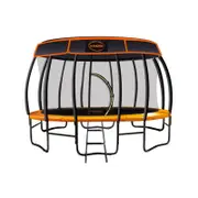 Kahuna Trampoline 16 Ft With Roof Cover - Orange