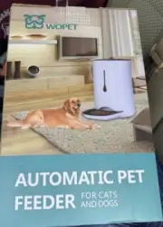 WOPET Automatic Pet Feeder Food Dispenser for Cats and Dogs, Portion Control
