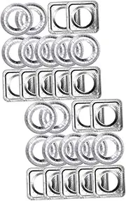 Homoyoyo 2sets 20pcs Aluminum Foil Burner Covers Gas Stove Liners for Easy Cleanup Scratch Dirt Resistant Shapes Kitchen Essential for Gas Stoves 20pcs*2