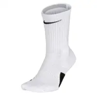 在飛比找momo購物網優惠-【NIKE 耐吉】襪子 Elite 白 中筒襪 長襪 菁英 